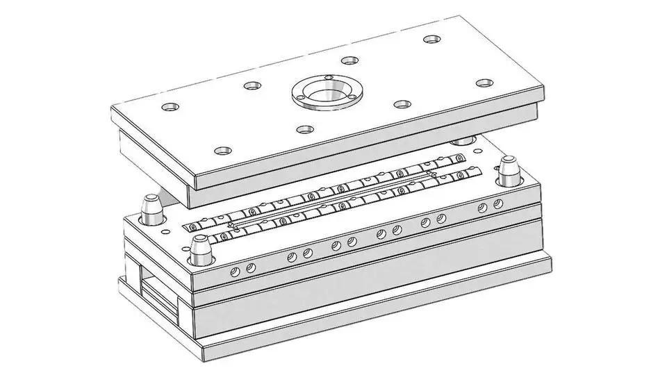 Critical tolerance CNC machined parts held to +/-0.005 mm with CMM inspection